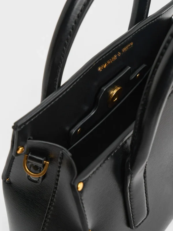 Rene Structured Top Handle Bag - Image 6