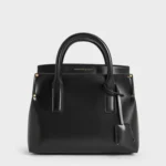 Rene Structured Top Handle Bag