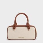 Sammie Canvas Knotted-Handle Elongated Bag