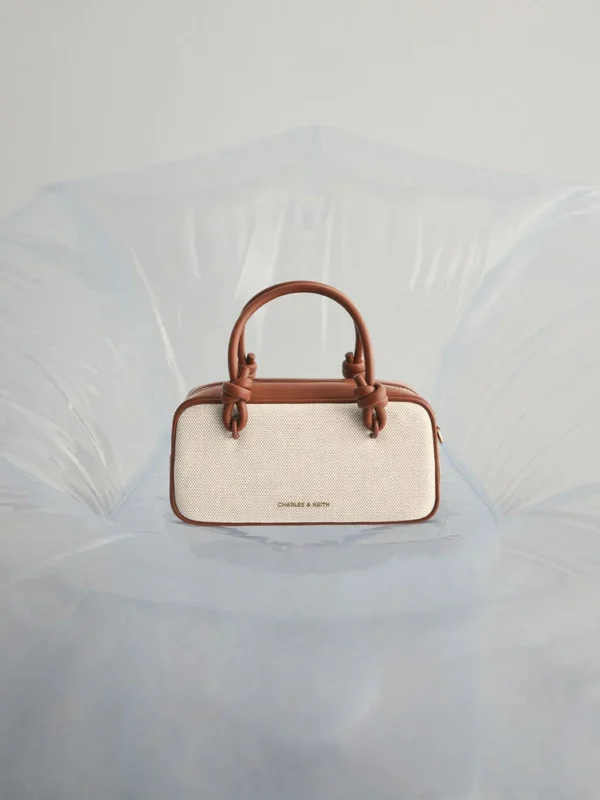 Sammie Canvas Knotted-Handle Elongated Bag - Image 2