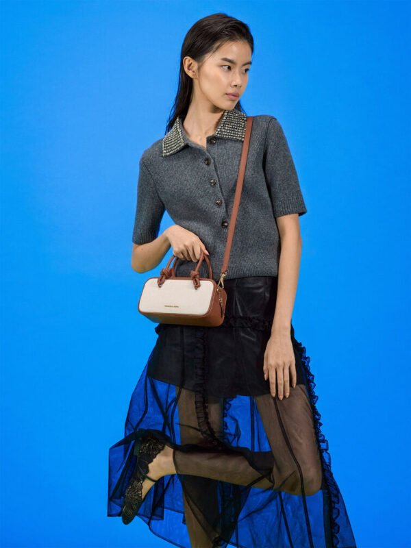 Sammie Canvas Knotted-Handle Elongated Bag - Image 5