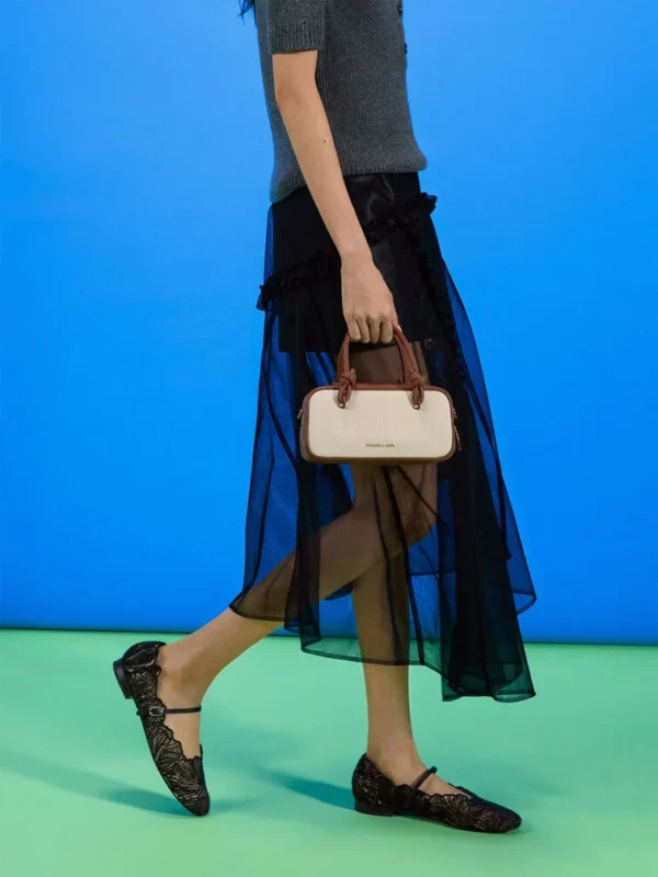 Sammie Canvas Knotted-Handle Elongated Bag - Image 7