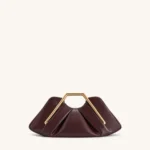 Lila Metal Frame Clutch