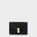 Lilibet Chain-Strap Wallet - Black
