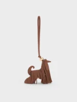 Leather Fringed Dog Charm - Image 3