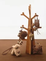 Leather Fringed Dog Charm - Image 9