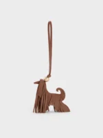 Leather Fringed Dog Charm - Image 5