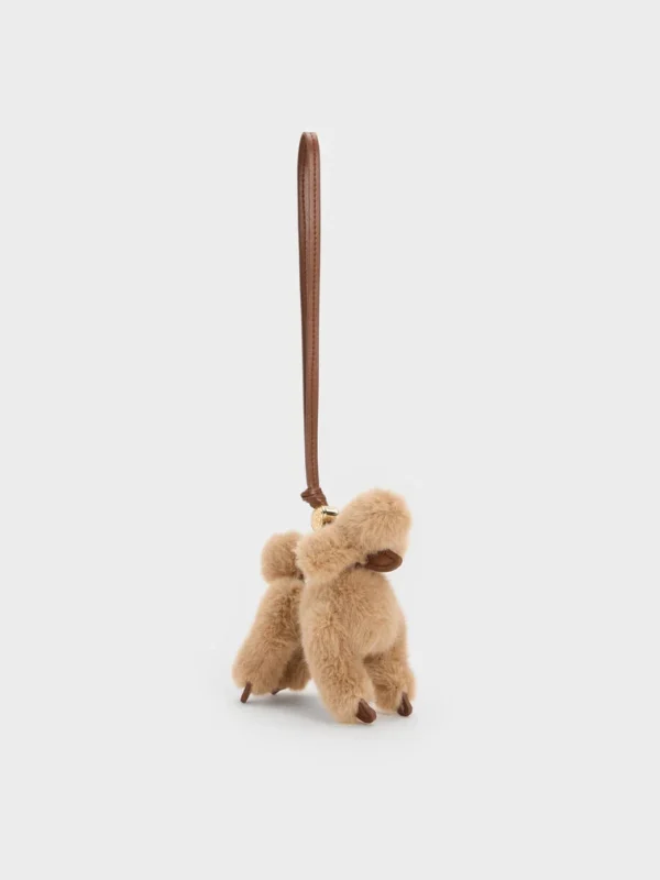 Faux Shearling Poodle Charm - Image 3