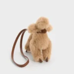 Faux Shearling Poodle Charm