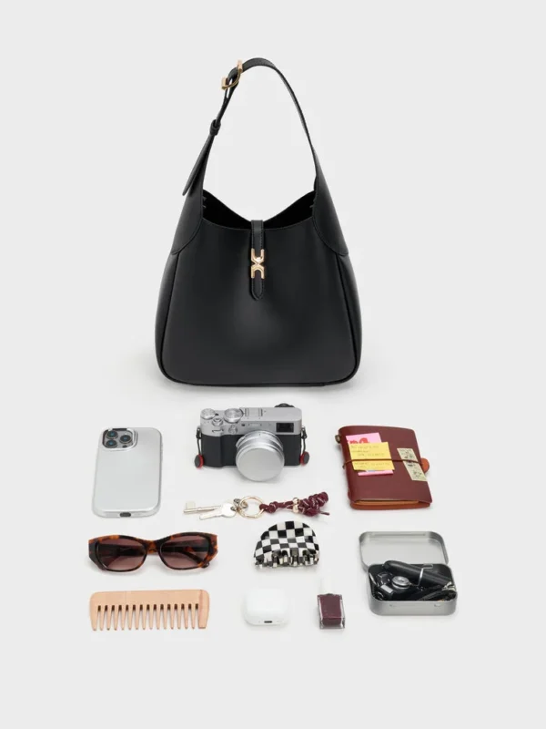 Adalyn Hobo Bag - Black - Image 7