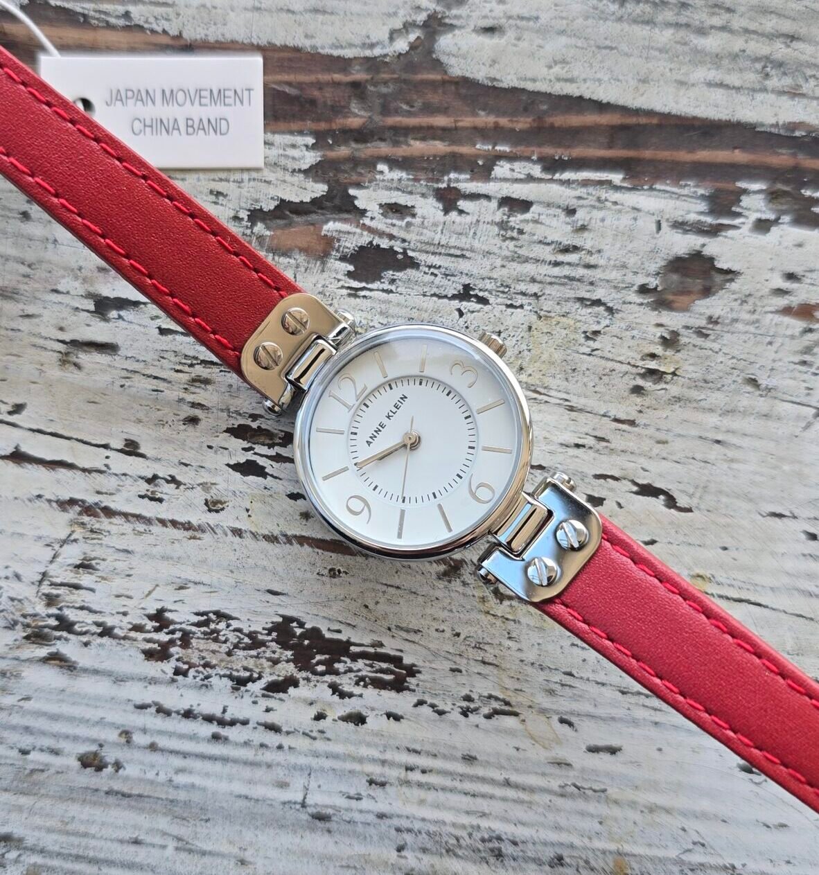 20260910_101342 Anne Klein Women's Leather Strap Watch -without box- - Image 1