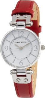 Anne Klein Women's Leather Strap Watch -without box- - Image 4